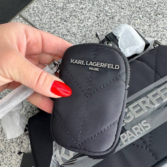 Karl Lagerfeld VOYAGE LOGO CROSSBODY NWT - Picture 9 of 10